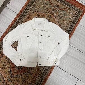 Melrose and Market Cream Denim Jacket
